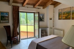 Bedroom 1, with terrace